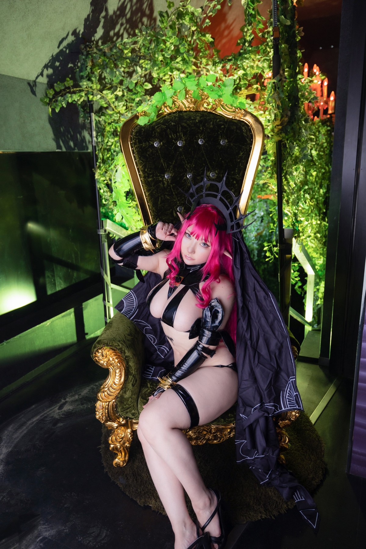 CosplaySAKUサクMorganleFaySet05免费资源