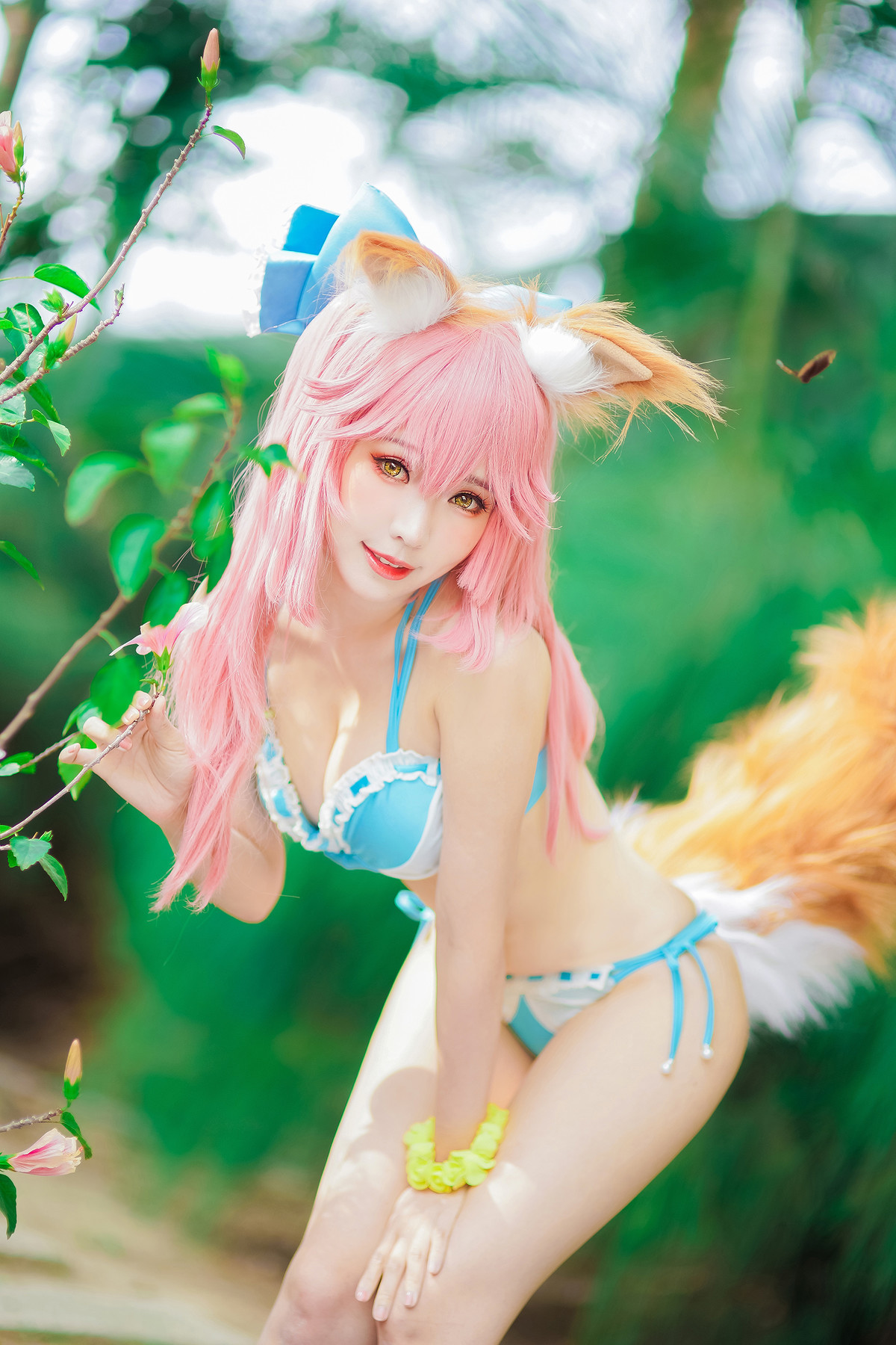 CosplayElyEE子玉藻前泳池写真集